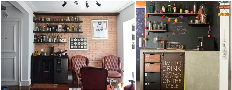 Exemplo bar em casa