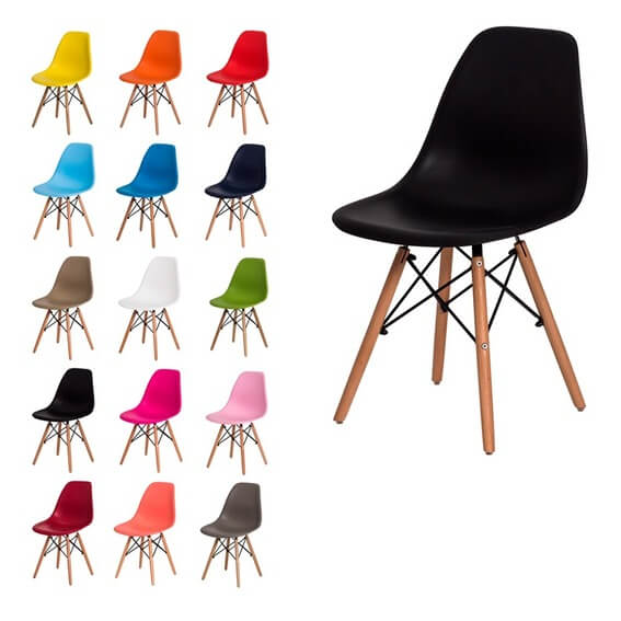 Modelos coloridos cadeira Eiffel