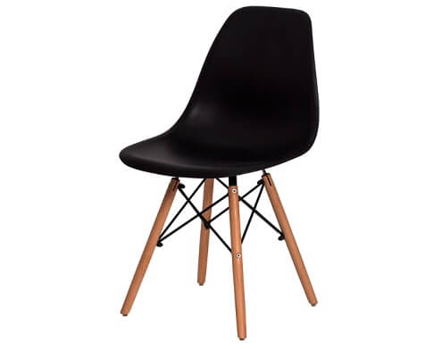 Cadeira Charles Eames Eiffel Preta